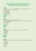 BUL 3130 FINAL EXAM &lpar;UCF UPDATED ACTUAL&NewLine;QUESTIONS AND CORRECT ANSWERS