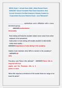 BPOC Exam 1 Actual Exam 2026 &vert;&vert; Most Recent Exam &NewLine;2026&vert;2027 Actual Complete Real Exam Questions And               &NewLine;Correct Answers &lpar;Verified Answers&rpar; Already Graded A&plus;                      &NewLine;&vert; Guaranteed Success&excl; Newest Exam &vert; Just Released&excl;&excl; 