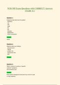 NUR 505 Exam Questions with CORRECT Answers&NewLine;&lpar;Grade A&plus;&rpar;