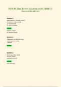NUR 505 Final Review Questions with CORRECT&NewLine;Answers &lpar;Grade A&plus;&rpar;