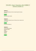 NUR 505 - Exam 1 Questions with CORRECT&NewLine;Answers &lpar;Grade A&plus;&rpar;