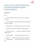 LADWP ELECTRICAL HELPER TESTBANK 2026 &ndash;  300&plus; QUESTIONS&comma; VERIFIED ANSWERS &  DETAILED RATIONALES