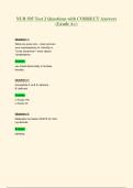 NUR 505 Test 2 Questions with CORRECT Answers&NewLine;&lpar;Grade A&plus;&rpar;