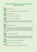 HERS RATER UPDATED ACTUAL QUESTIONS AND&NewLine;CORRECT ANSWERS