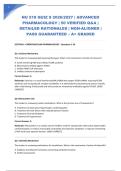 NU 518 QUIZ 8 2026&sol;2027 &vert; ADVANCED PHARMACOLOGY &vert; 50 VERIFIED Q&A &vert; DETAILED RATIONALES &vert; NGN-ALIGNED &vert; PASS GUARANTEED &ndash; A&plus; GRADED