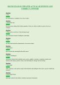 MIS 303 EXAM &num;1 UPDATED ACTUAL QUESTIONS AND&NewLine;CORRECT ANSWERS
