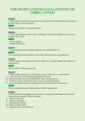 NURS 2400 TEST 1 UPDATED ACTUAL QUESTIONS AND&NewLine;CORRECT ANSWERS
