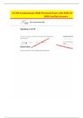 ATI RN Fundamentals 2026 Proctored Exam &vert; Level 3 Practice Questions and Answers with Rationales