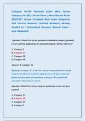 Category 3A&plus;3B Pesticide Exam &lpar;New Jersey Category 3A&plus;3B&rpar; &vert; Actual Exams &vert;&vert; Most Recent Exams 2026&vert;2027 A