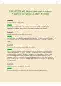 CS6515 EXAM Questions and Answers&NewLine;Verified Solutions Latest Update