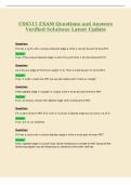 CS6515 EXAM Questions and Answers&NewLine;Verified Solutions Latest Update