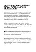 UNITED&lowbar;HEALTH&lowbar;CARE&lowbar;TRAINING&lowbar;ACTUAL&lowbar;PAPER&lowbar;2026&lowbar;SOLUTIONS&lowbar;GRADED&lowbar;A&period;pdf