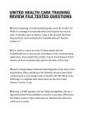 UNITED&lowbar;HEALTH&lowbar;CARE&lowbar;TRAINING&lowbar;REVIEW&lowbar;FILE&lowbar;2026&lowbar;TESTED&lowbar;QUESTIONS&period;pdfUNITED&lowbar;HEALTH&lowbar;CARE&lowbar;TRAINING&lowbar;REVIEW&lowbar;FILE&lowbar;2026&lowbar;TESTED&lowbar;QUESTIONS&period;pdf