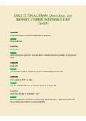 CS6515 FINAL EXAM Questions and&NewLine;Answers Verified Solutions Latest&NewLine;Update