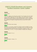 CS6515 EXAM Questions and Answers&NewLine;Verified Solutions Latest Update