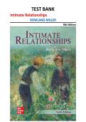 Test Bank Intimate Relationships 9th Edition Rowland Miller