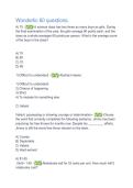 Wonderlic 60 Questions & Answers Exam Review 