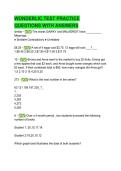 Wonderlic Test Practice Questions & Answers 2026&sol;2027