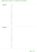 NIHSS Group B Patient 1-6 Assessment & Answers 2026&sol;2027