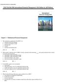 Test Bank for International Financial Management&comma; 11th Edition by Jeff Madura &ndash; Complete Exam Review with All Chapters & Answer Keys