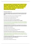 OHIO MAINTENANCE TECHNICIAN EXAM COMPLETE EXAM &NewLine;QUESTIONS AND VERIFIED ANSWERS &vert; 2026&ndash;2027 LATEST &NewLine;UPDATE &vert; GUARANTEED PASS &vert; DETAILED RATIONALES &vert; &NewLine;FULL STUDY GUIDE &vert; EXAM PREP &vert; PRACTICE TEST &vert; &NewLine;CERTIFICATION PREPARATION 