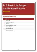 BLS Basic Life Support &vert; 2026&sol;2027 &vert; 25 Practice Certification Questions & Verified Rationales