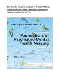 Test Bank For Varcarolis&rsquo; Essentials of Psychiatric Mental Health Nursing 5th Edition &vert; Chyllia D&period; Fosbre &vert; ISBN 9780323810302 &vert; Chapters 1-28