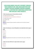 CPAN EXAM NEWEST 2026&sol;2027 DIFFERENT VERSIONS WITH COMPLETE 300&plus; REAL EXAM QUESTIONS AND CORRECT DETAILED ANSWERS &lpar;VERIFIED ANSWERS&rpar; GRADED A&plus;&vert; CERTIFIED POST ANESTHESIA NURSE EXAM PREP 2026&sol;2027 &lpar;MOST RECENT&excl;&excl;&rpar;