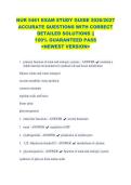 NUR 5461 EXAM STUDY GUIDE 2026&sol;2027 &NewLine;ACCURATE QUESTIONS WITH CORRECT &NewLine;DETAILED SOLUTIONS &vert;&vert; &NewLine;100&percnt; GUARANTEED PASS &NewLine;<NEWEST VERSION> 