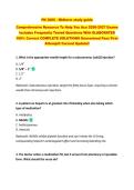 PN 3006 - Midterm study guide  &NewLine;Comprehensive Resource To Help You Ace 2026-2027 Exams &NewLine;Includes Frequently Tested Questions With ELABORATED &NewLine;100&percnt; Correct COMPLETE SOLUTIONS Guaranteed Pass First &NewLine;Attempt&excl;&excl; Current Update&excl;&excl; 