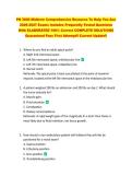PN 3006 Midterm Comprehensive Resource To Help You Ace &NewLine;2026-2027 Exams Includes Frequently Tested Questions &NewLine;With ELABORATED 100&percnt; Correct COMPLETE SOLUTIONS &NewLine;Guaranteed Pass First Attempt&excl;&excl; Current Update&excl;&excl; 