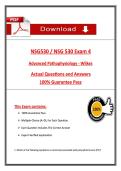 NSG 530 Exam 4 &vert; Advanced Pathophysiology by Wilkes &vert; Questions & Answers &vert; Exam Prep