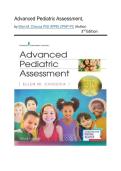 Test Bank - Advanced Pediatric Assessment&comma; 3rd Edition &lpar;Chiocca&comma; 2020&rpar;&comma; Chapter 1-26 Fully Covered