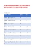 NR 565 ADVANCED PHARMACOLOGY FINAL EXAM TEST BANK COMPLETE WITH 100&percnt; VERIFIED ANSWERS