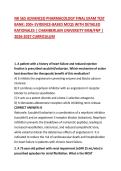NR 565 ADVANCED PHARMACOLOGY FINAL EXAM TEST BANK&colon; 200&plus; EVIDENCE-BASED MCQS WITH DETAILED RATIONALES &vert; CHAMBERLAIN UNIVERSITY MSN&sol;FNP &vert; 2026-2027 CURRICULUM