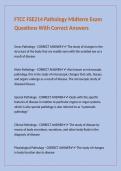 FTCC FSE214 Pathology Midterm Exam Questions With Correct Answers&period;