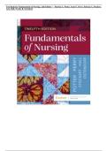 Test Bank For Fundamentals of Nursing 12th Edition &vert; Potter&comma; Perry&comma; Stockert&comma; Hall & Ostendorf &vert; ISBN 9780443124068 &vert; Chapters 1-50