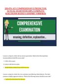 PN ATI Comprehensive Predictor 2026&sol;2027 Latest Update &ndash; Verified Questions & Answers&comma; Practical Nursing Exam Review