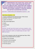MDC III COMPREHENSIVE TEST BANK FINAL EXAM 3 2026 &NewLine;2027&vert;&vert; ACTUAL STUDY GUIDE EXAM AND PRACTICE &NewLine;QUESTIONS COMPLETE REAL QUESTIONS AND CORRECT &NewLine;DETAILED ANSWERS WITH RATIONALES &lpar;100&percnt; CORRECT &NewLine;VERIFIED SOLUTIONS&rpar; CURRENTLY UPDATED VERSION &NewLine;2026 EDITION