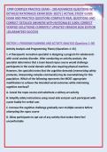  CPRP COMPLEX PRACTICE EXAM &ndash; 200 ADVANCED QUESTIONS WITH &NewLine;DETAILED RATIONALES EXAM 2026 -2027&vert;&vert; ACTUAL STUDY GUIDE &NewLine;EXAM AND PRACTICE QUESTIONS COMPLETE REAL QUESTIONS AND &NewLine;CORRECT DETAILED ANSWERS WITH RATIONALES &lpar;100&percnt; CORRECT &NewLine;VERIFIED SOLUTIONS&rpar; C