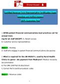 CRCR Certification Exam &ndash; Complete Practice Questions with Verified Answers&colon; Healthcare Revenue Cycle & Revenue Integrity Review&NewLine;&NewLine;
