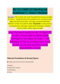NU 131 &ndash; Comprehensive Exam Questions and Answers&comma; Course Review&comma; Key Concepts & Complete Study Guide 2026&sol;2027