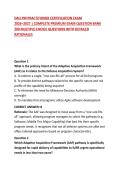 DAU PM PRACTITIONER CERTIFICATION EXAM&NewLine;2026&ndash;2027 &vert; COMPLETE PREMIUM EXAM QUESTION BANK&NewLine;200 MULTIPLE-CHOICE QUESTIONS WITH DETAILED RATIONALES&NewLine;