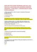 WIZZ AIR TCDT EXAM TESTBANK 2026&sol;2027 &vert;ALL &NewLine;PRACTICE  QUESTIONS AND ANSWERS &lpar;VERIFIED &NewLine;ANSWERS&rpar; &vert; EXAM PREP &vert; COMPREHENSIVE EXAM &NewLine;GUIDE 2026&2027 