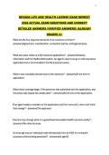 Nevada Life and Health License Exam 2026 &ndash; Actual Exam Questions with Verified Detailed Answers&colon; Complete Study Guide for State Licensing&NewLine;&NewLine;
