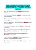 NR603 CEA PRACTICE EXAM REVIEW 2026&vert; NR603 CEA 100&plus; QUESTIONS AND CORRECT ANSWERS&vert;GRADED A&plus;&vert;BEST FOR PRACTICE 2026&sol;2027&excl;&excl;