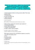 NR607 CEA 2026&sol;2027&vert; NR607 CEA EXAM WITH COMPLETE QUESTIONS AND VERIFIED CORRECT ANSWERS &vert; ALREADY GRADED A&plus; &vert; GUARANTEED PASS &vert; NO 607 CEA LATEST EXAM