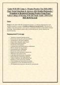 Galen NUR 283 Comp 1&ndash;3 Exams Practice Test 2026-2028 &vert; &NewLine;Most Tested Questions & Answers with Detailed Rationales &vert; &NewLine;Transition to Registered Nursing Practice Exam Prep &vert; &NewLine;Galen College of Nursing NUR 283 Study Guide &vert; INSTANT &NewLine;PDF DOWNLOAD &NewLine;