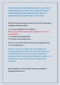 CLTM &lpar;CERTIFIED LONG-TERM MONITORING&rpar; EXAM &vert;&vert; MOST RECENT &NewLine;EXAM 2026&vert;2027 ACTUAL COMPLETE REAL EXAM QUESTIONS AND &NewLine;CORRECT ANSWERS &lpar;VERIFIED ANSWERS&rpar; ALREADY GRADED A&plus; &vert; &NewLine;GUARANTEED SUCCESS&excl;&excl; NEWEST EXAM &vert; JUST RELEASED&excl;&excl;