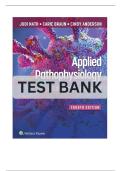 Test Bank Test Bank Applied Pathophysiology A Conceptual Approach 4th Edition